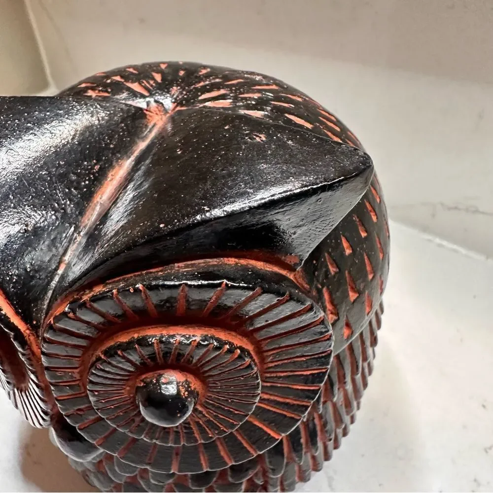 Sylvia Hood Original | Signed Rare Mid Century Find/ Large Hand Carved & Painted - Picture 5 of 6